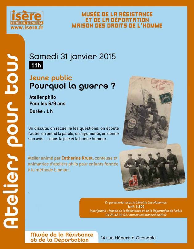 affiche pourquoi la guerre unadif bocquery